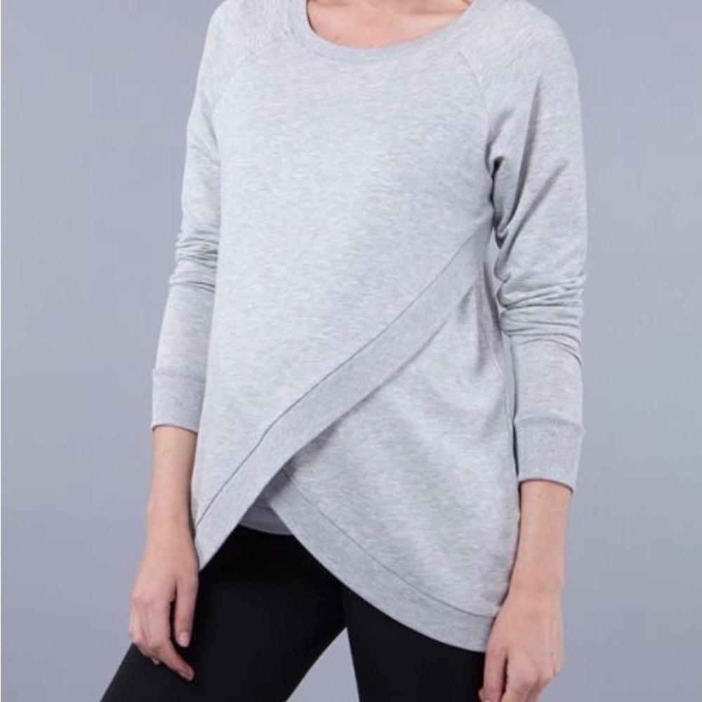 Seraphine Grey Maternity and Nursing Sweater